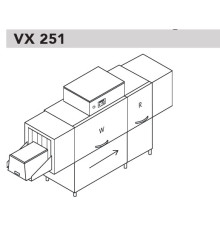 МАШИНА Д/МОЙКИ ЯЩИКОВ DIHR VX 251 DX+DDE+XP