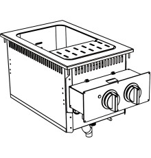 МАКАРОНОВАРКА ВСТРАИВАЕМАЯ 700 СЕРИИ APACH CHEF LINE SLDI7PCE4R