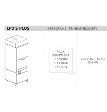 МАШИНА КОТЛОМОЕЧНАЯ DIHR LP3 STR PLUS ELETTRONICA+DDE