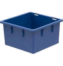 Ящик под кондит. издел. 385х385х225мм, без крышки, 23л, п/э, цвет синий 415