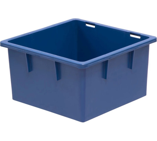 Ящик под кондит. издел. 385х385х225мм, без крышки, 23л, п/э, цвет синий 415