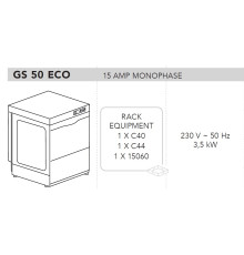 МАШИНА ПОСУДОМОЕЧНАЯ DIHR GS 50 ECO+DDE+PS