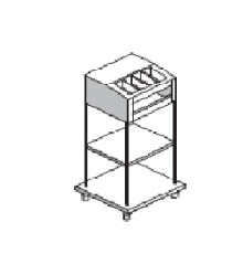 ДИСПЕНСЕР ДЛЯ ПОДНОСОВ И СТОЛОВЫХ ПРИБОРОВ APACH CHEF LINE LEDTC711