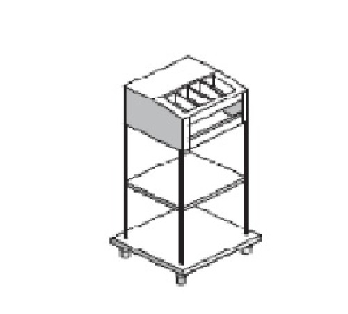 ДИСПЕНСЕР ДЛЯ ПОДНОСОВ И СТОЛОВЫХ ПРИБОРОВ APACH CHEF LINE LEDTC711