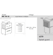 МАШИНА ПОСУДОМОЕЧНАЯ DIHR RX 101 E DX+DDE+2LC73