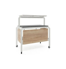 МОДУЛЬ МОБИЛЬНЫЙ НЕЙТРАЛЬНЫЙ КОБОР AN220 WHITE/NATURAL/BLACK