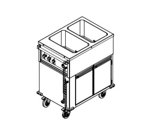 МАРМИТ ВОДЯНОЙ/МОБИЛ. KOGAST 30747 KMO-2 С ТЕПЛОВЫМ ШКАФОМ