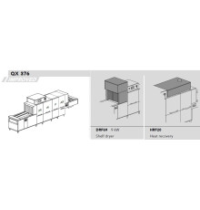 МАШИНА ПОСУДОМОЕЧНАЯ DIHR QX 376 SX+HRF20+DRF69/2 ЧАСТИ