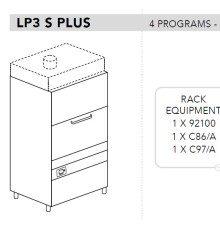 МАШИНА КОТЛОМОЕЧНАЯ DIHR LP3 S PLUS ELETTRONICA+XP+DDE