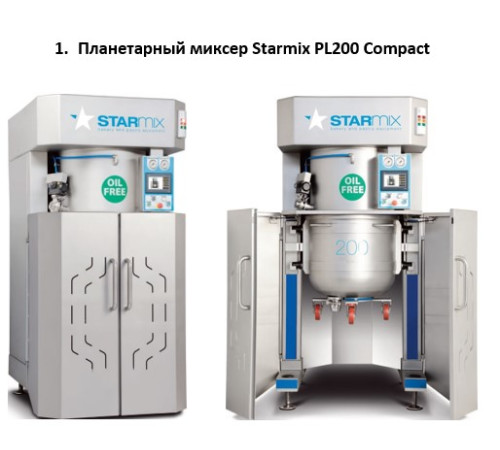 МИКСЕР ПЛАНЕТАРНЫЙ STARMIX PL200C