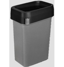 Бак для мусора SMART BIN PRO 50л (430x330x630мм), с крышкой маятник (черный) 435245813