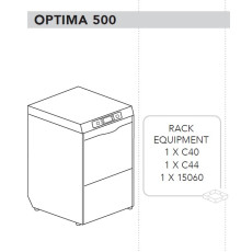 МАШИНА ПОСУДОМОЕЧНАЯ DIHR OPTIMA 500