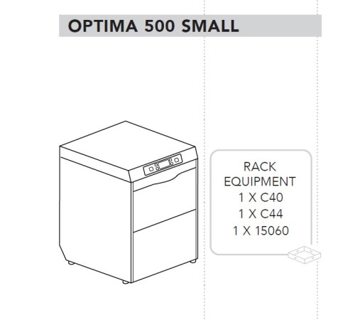 МАШИНА ПОСУДОМОЕЧНАЯ DIHR OPTIMA 500 SMALL