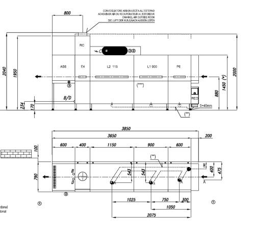 МАШИНА ПОСУДОМОЕЧНАЯ COMENDA AC2E2LP6 NEXT/RED/RC/AS6/COLD W./RCD/ЦЕНТР.СЛИВ/RAH/ДЕЛ. 2 ЧАСТИ