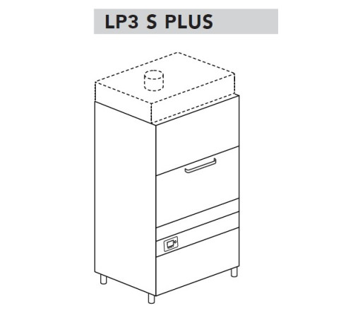 МАШИНА КОТЛОМОЕЧНАЯ DIHR LP3 S PLUS ELETTRONICA+DDE+PS