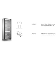 ШКАФ ВИННЫЙ GEMM WD5/121 + ПОЛКИ  WR5/01 2 ШТ. + ПОЛКИ WT5/01 2 ШТ.