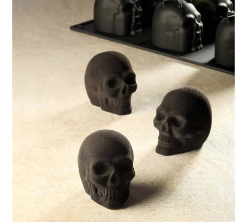 Форма силик. д/зам. и вып. PAVOFLEX Skull 50x70xh60мм, 120мл, 16 ячеек PX43110