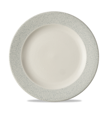 Тарелка мелкая 27,6см, с бортом, Delta, цвет Grey DELGVP581