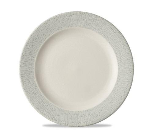 Тарелка мелкая 17см, с бортом, Delta, цвет Grey DELGVP651