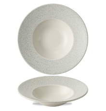 Тарелка для пасты 24см 0,284л, с широким бортом, Delta, цвет Grey DELGVWBM1