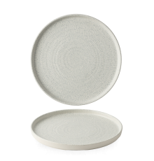 Тарелка мелкая d26см h2см, с прямым бортом, Delta, цвет Grey DELGWP261