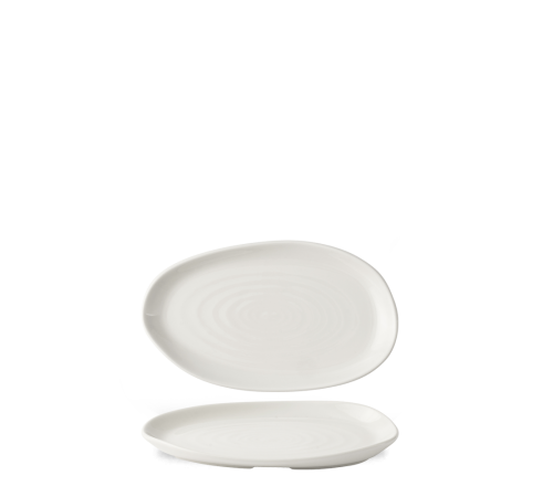 Блюдо сервировочное 22x13см, Envisage Natural, цвет White WHPLA11