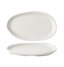 Блюдо сервировочное 26x20см, Envisage Natural, цвет White WHPLA31