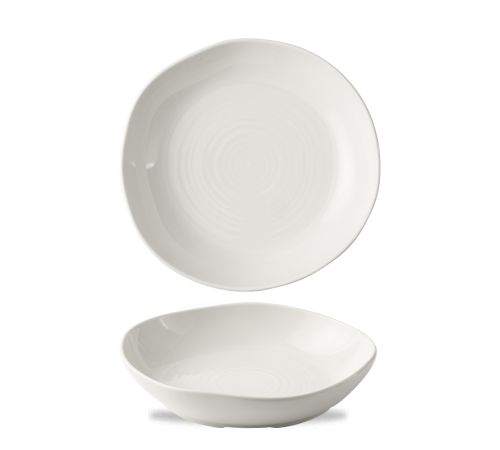 Тарелка глубокая 21,5см 0,8л, без борта, Envisage Natural, цвет white WHPWB11