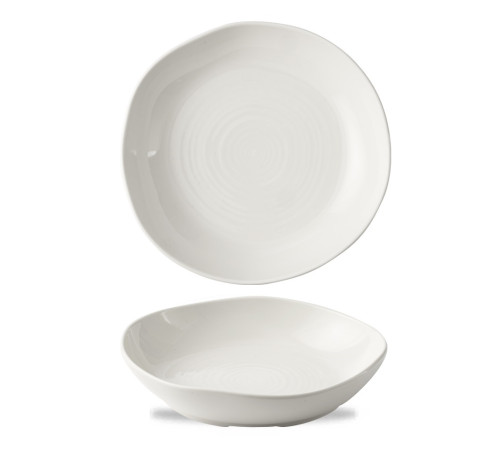 Тарелка глубокая 25см 1,2л, без борта, Envisage Natural, цвет white WHPWB21