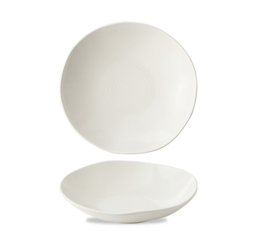 Тарелка глубокая 22см 0,75л, без борта, Envisage Natural, цвет white WHPB221