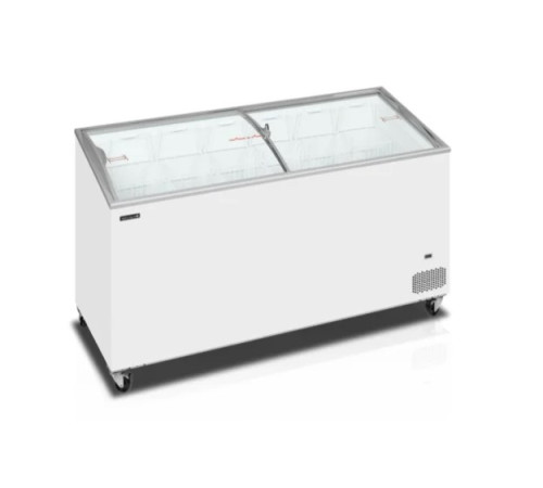 ЛАРЬ МОР.СО СТЕКЛ.КРЫШ.TEFCOLD IC551SCEB