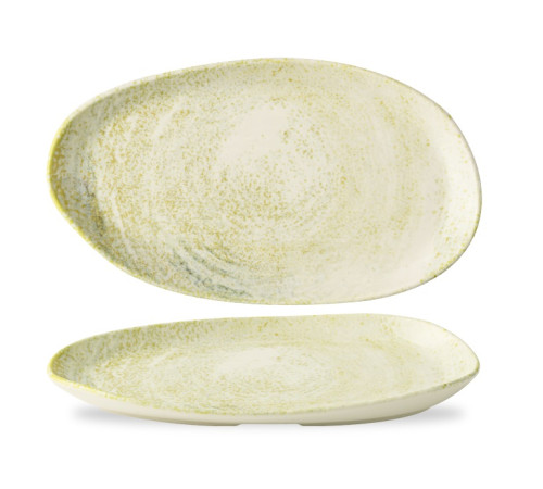 Блюдо сервировочное 26x15см, Envisage Erosion, цвет Sand EROSPLA21