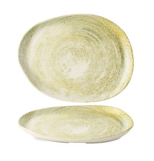 Блюдо сервировочное 26x20см, Envisage Erosion, цвет Sand EROSPLA31