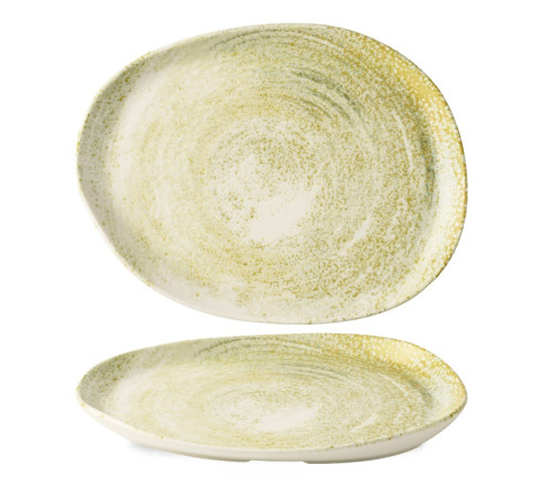 Блюдо сервировочное 26x20см, Envisage Erosion, цвет Sand EROSPLA31