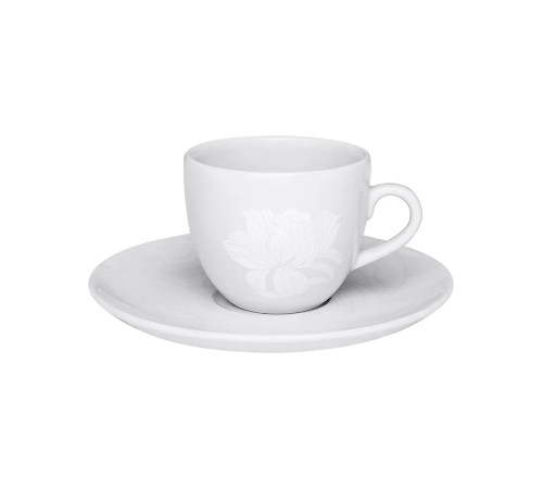Пара чайная COUP BLANC (чашка 200мл и блюдце 16см) Oxford 003954, ED02-4787