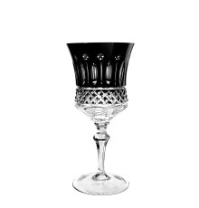 Бокал д/вина 400мл, хрусталь, цвет черный 071124