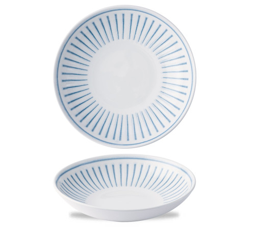 Тарелка глубокая 24,8см 1,13л, без борта, Era, цвет Blue ERABEVB91