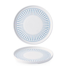 Тарелка мелкая d26см h2см, с прямым бортом, Era, цвет Blue ERABWP261