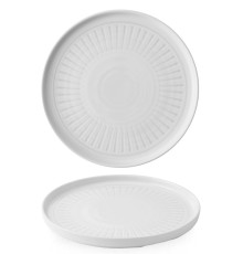 Тарелка мелкая d26см h2см, с прямым бортом, Era, цвет Grey ERAGWP261