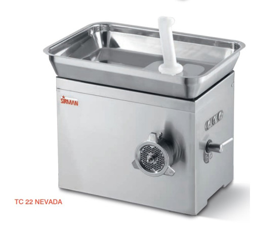 МЯСОРУБКА SIRMAN TC-22 NEVADA H (ПОЛН.УНГЕР) 1Ф. CE