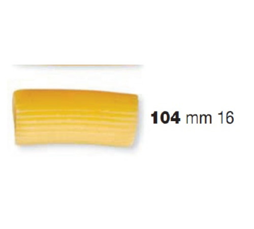 ФОРМА LA MONFERRINA ДЛЯ Р6/P12 RIGATONI 16 MM 104 БРОНЗА