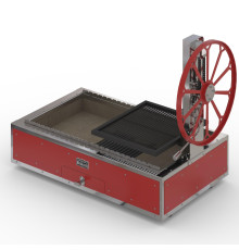 ГРИЛЬ УГОЛЬНЫЙ GRILLVETT CORVETTE M (КРАСНЫЙ)