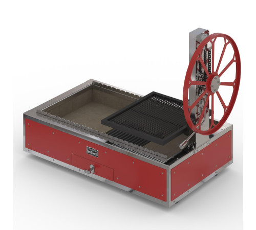 ГРИЛЬ УГОЛЬНЫЙ GRILLVETT CORVETTE M (КРАСНЫЙ)