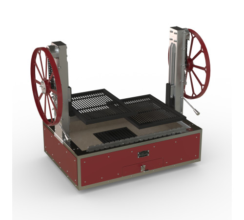 ГРИЛЬ УГОЛЬНЫЙ GRILLVETT CORVETTE M2 (КРАСНЫЙ)