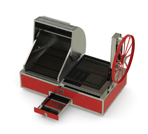 ГРИЛЬ УГОЛЬНЫЙ GRILLVETT CORVETTE MS (КРАСНЫЙ)