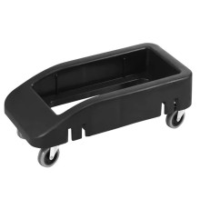 Тележка для контейнеров 580х309х195мм, Jiwins, пластик, цвет черный JW-SD2312
