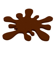 Шаблон д/шок. Капля 60x63мм h1,5мм, 16шт, силикон CHASIL32