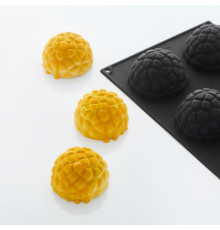 Форма д/шок. Mimosa d63,5 h41мм, 6 ячеек, силикон 30SIL524