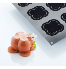 Форма д/шок. Chloe 61х61мм h40мм, 6 ячеек, силикон 30SIL517