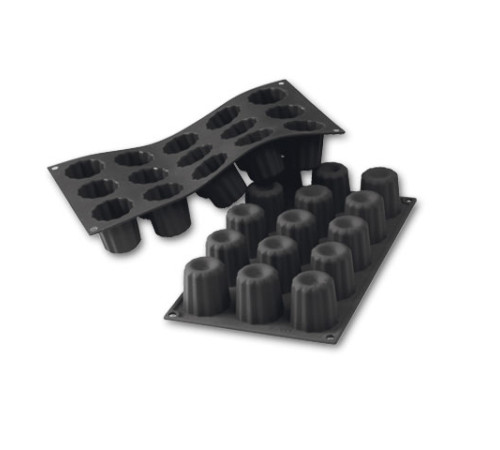 Форма силик. д/зам. и вып. Бордо d45мм h45мм, 15 ячеек 30SF059